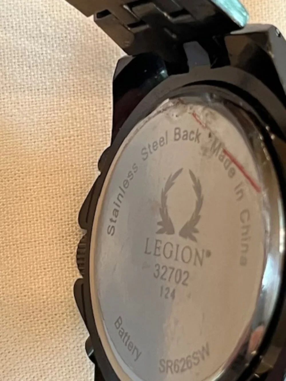 LEGION | Gunmetal Link-Style Band with Gunmetal Dial-NEW Battery-EUC